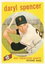 1959 Topps Baseball Cards      443     Daryl Spencer